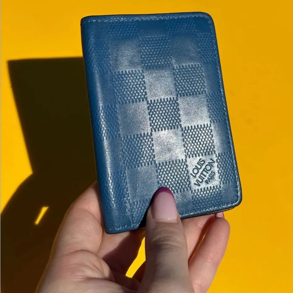 Louis Vuitton Blue Damier Pocket Organizer
